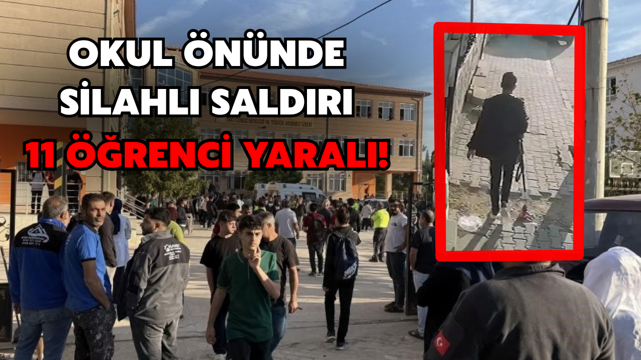 Okul Önünde Silahlı Saldırı: 11 Öğrenci Yaralandı