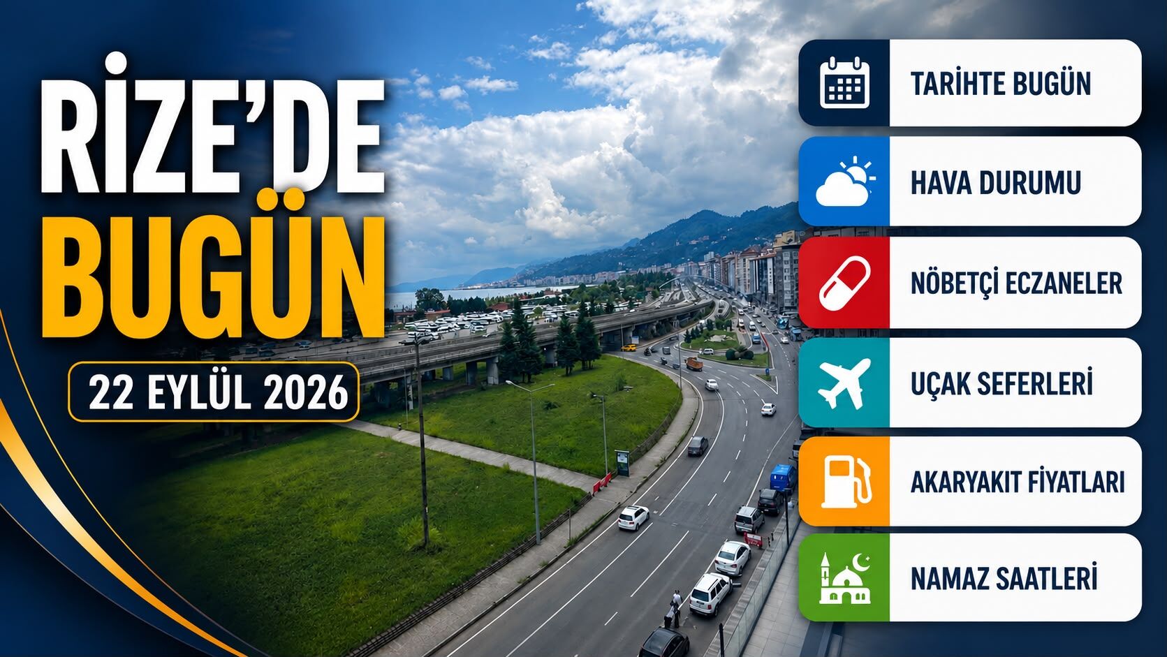 Rize’de Bugün Hava Nasıl? İşte Uçuşlar, Eczaneler ve Akaryakıt Fiyatları