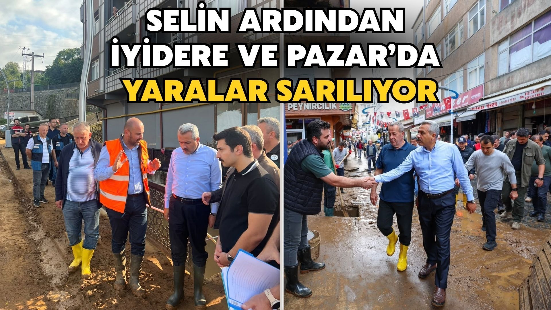 İyidere’de Sel Sonrası Yaralar Sarılıyor