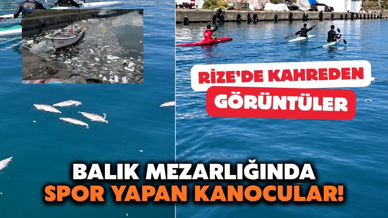 Rize’de Kano Sporcularından Deniz Kirliliğine Tepki