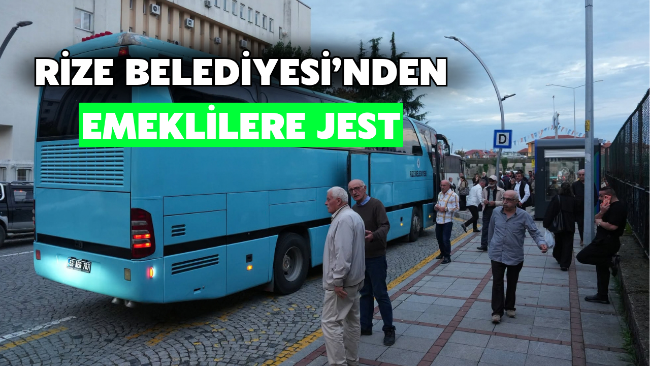 Rize Belediyesi’nden Emeklilere Kültür Turu