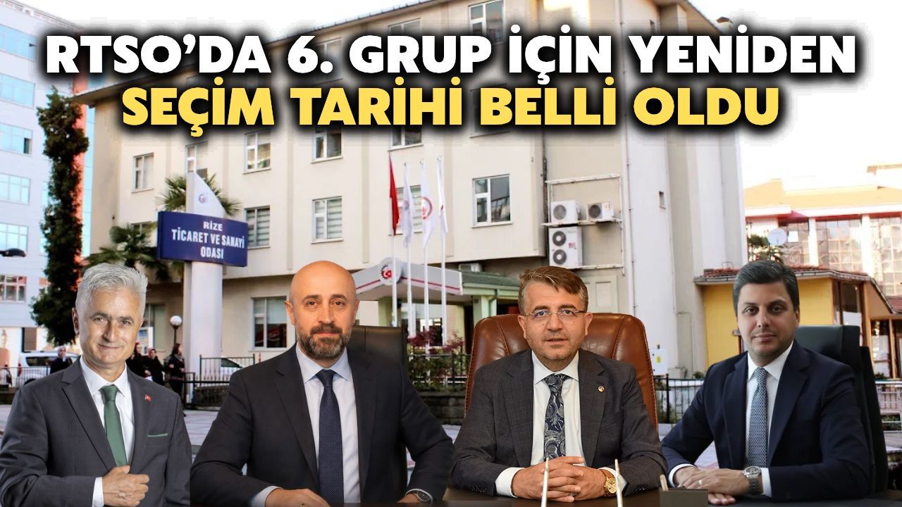 RTSO 6. Meslek Grubu İçin Yeniden Seçim Tarihi Belli Oldu
